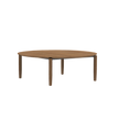 Modern Levante 021 Teak Round Outdoor Dining Table by Roda | Casa Design Group