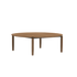 Modern Levante 021 Teak Round Outdoor Dining Table by Roda | Casa Design Group