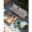 Teak Frame Levante 103 Outdoor Sofa by Roda | Casa Design Group