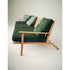 Teak Frame Levante 103 Outdoor Sofa by Roda | Casa Design Group
