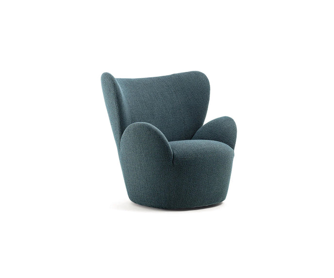 Libelle Armchair by Frigerio featuring a sculptural silhouette inspired by dragonfly wings, upholstered seating, and contemporary Italian design.