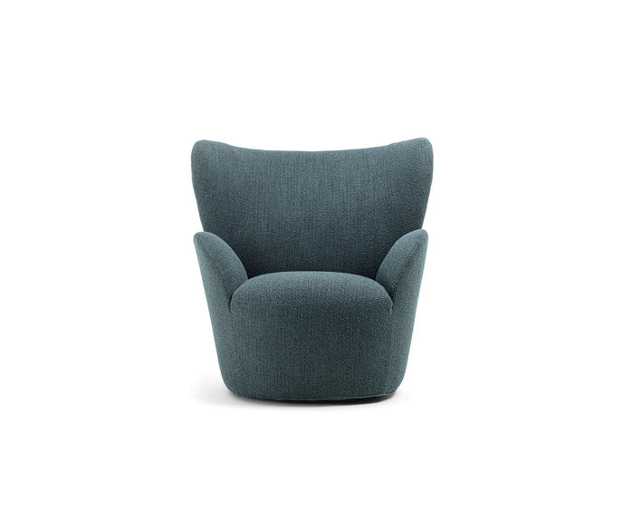 Libelle Armchair by Frigerio featuring a sculptural silhouette inspired by dragonfly wings, upholstered seating, and contemporary Italian design.