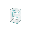 Liber Glass Nightstand by Luca Papini for Tonelli Design | Casa Design Group