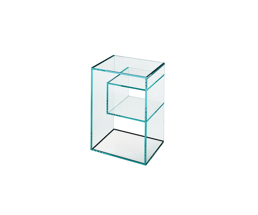 Liber Glass Nightstand by Luca Papini for Tonelli Design | Casa Design Group