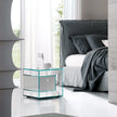 Liber Glass Nightstand by Luca Papini for Tonelli Design | Casa Design Group