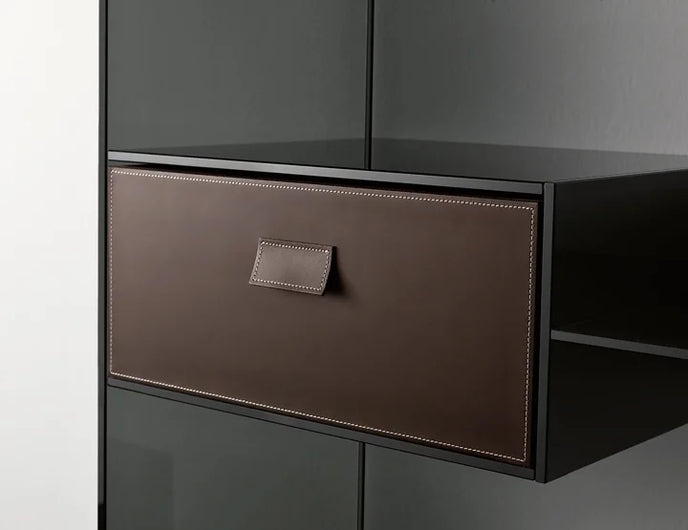 Liber Glass Nightstand by Luca Papini for Tonelli Design | Casa Design Group