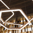 High End Light Ring Horizontal Polygonal Suspension by Henge Casa Design Group