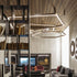 High End Light Ring Horizontal Polygonal Suspension by Henge Casa Design Group