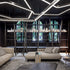 High End Light Ring Horizontal Polygonal Suspension by Henge Casa Design Group