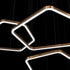 High End Light Ring Horizontal Polygonal Suspension by Henge Casa Design Group