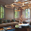 High End Light Ring Horizontal Suspension by Henge Casa Design Group