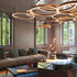 High End Light Ring Horizontal Suspension by Henge Casa Design Group