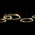 High End Light Ring Horizontal Suspension by Henge Casa Design Group