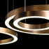 High End Light Ring Horizontal Suspension by Henge Casa Design Group