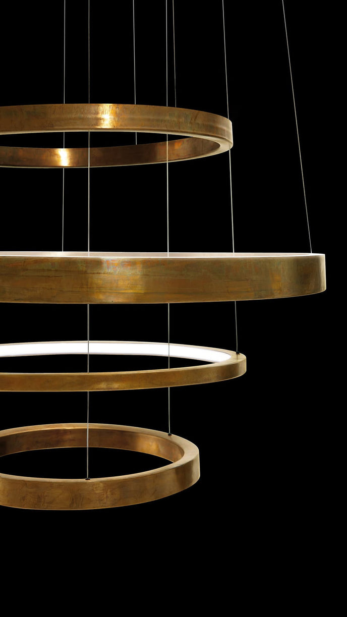 High End Light Ring XXL Suspension by  Henge Casa Design Group