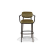 Linteloo Gentle Bar Chair by Sebastian Herkner with a cast aluminum frame and upholstered seat | Casa Design Group