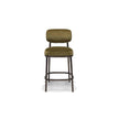 Linteloo Gentle Bar Chair by Sebastian Herkner with a cast aluminum frame and upholstered seat | Casa Design Group