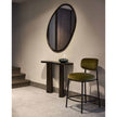 Linteloo Gentle Bar Chair by Sebastian Herkner with a cast aluminum frame and upholstered seat | Casa Design Group