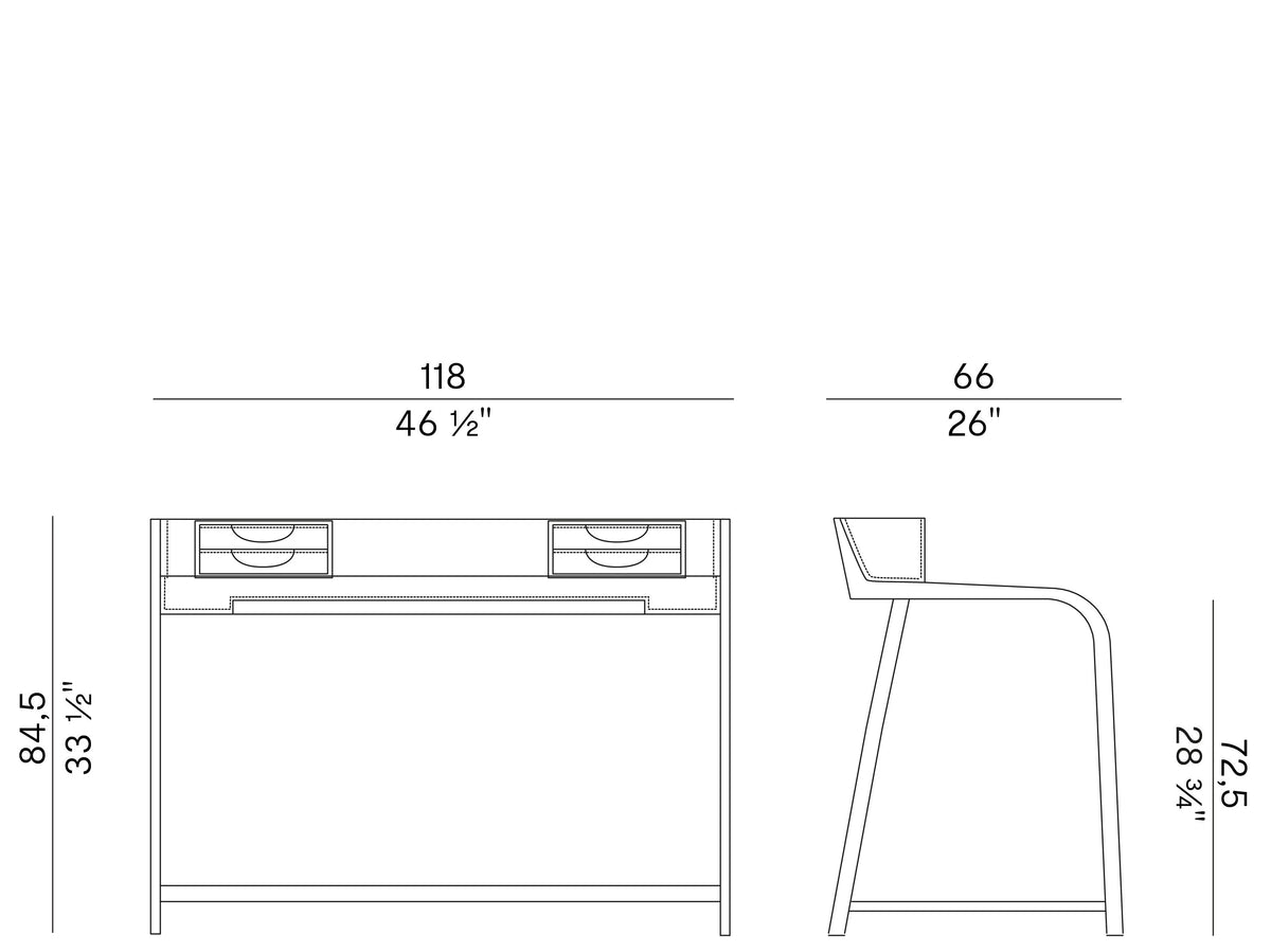 High End Linus Desk by Potocco Casa Design Group