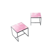 Stylish Lio Outdoor Side Table by Paola Lenti with Hand-Decorated Stoneware Tops Casa Design Group