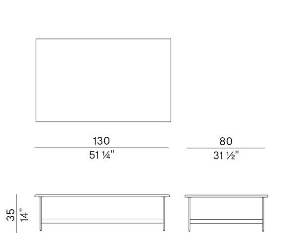 Little T Coffee Table Coffee Table by Potocco Casa Design Group