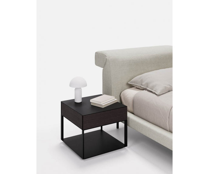 Halfsquare Nightstand by Living Divani with Geometric Design | Casa Design Group