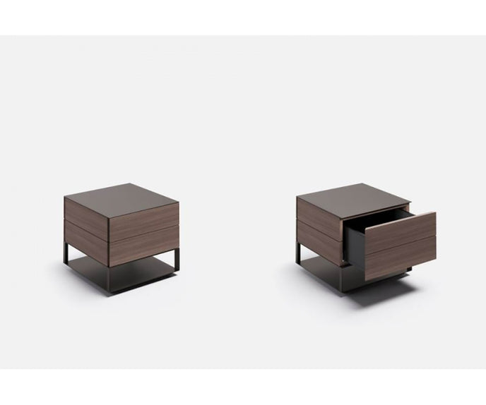 Halfsquare Nightstand by Living Divani with Geometric Design | Casa Design Group