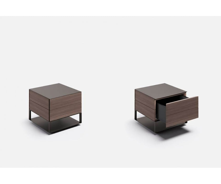 Halfsquare Nightstand by Living Divani with Geometric Design | Casa Design Group