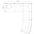 Floor Sample Rod System Sectional Sofa