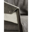 Frigerio Liza armchair with solid ashwood frame and upholstered leather or fabric seat, available at Casa Design Group.