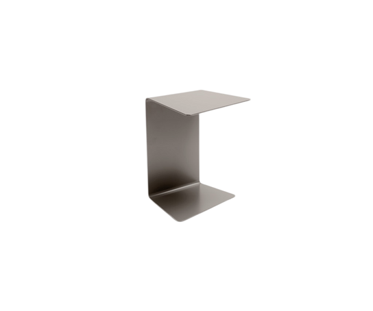 Loman Outdoor C Table in Light Brown Painted Steel by Ditre Italia | Casa Design Group