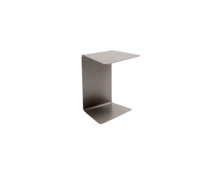 Loman Outdoor C Table in Light Brown Painted Steel by Ditre Italia | Casa Design Group