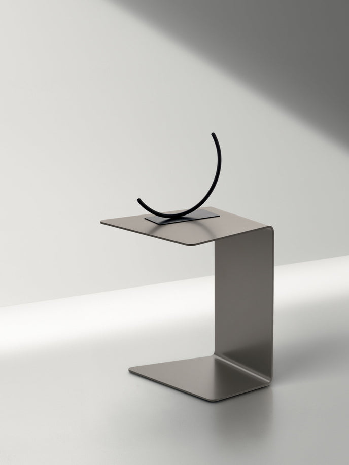 Loman Outdoor C Table in Light Brown Painted Steel by Ditre Italia | Casa Design Group