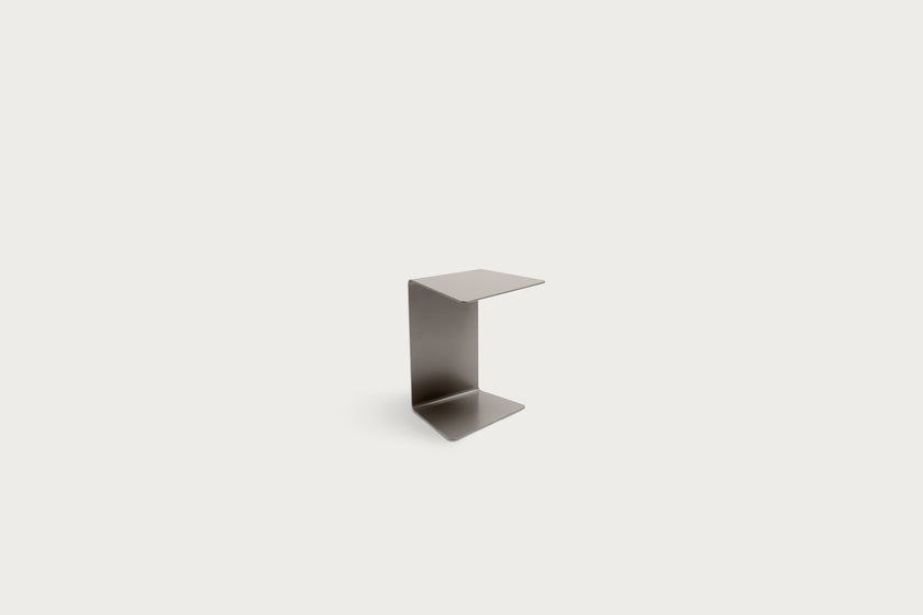 Loman Outdoor C Table in Light Brown Painted Steel by Ditre Italia | Casa Design Group