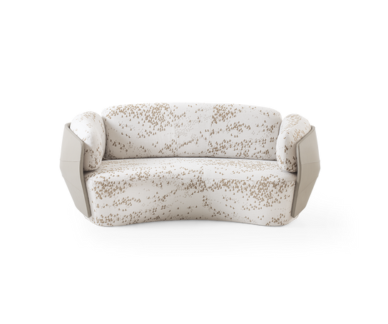 Lorelei Sofa by Giorgetti with sculptural leather upholstery and automotive-inspired contemporary design | Casa Design Group