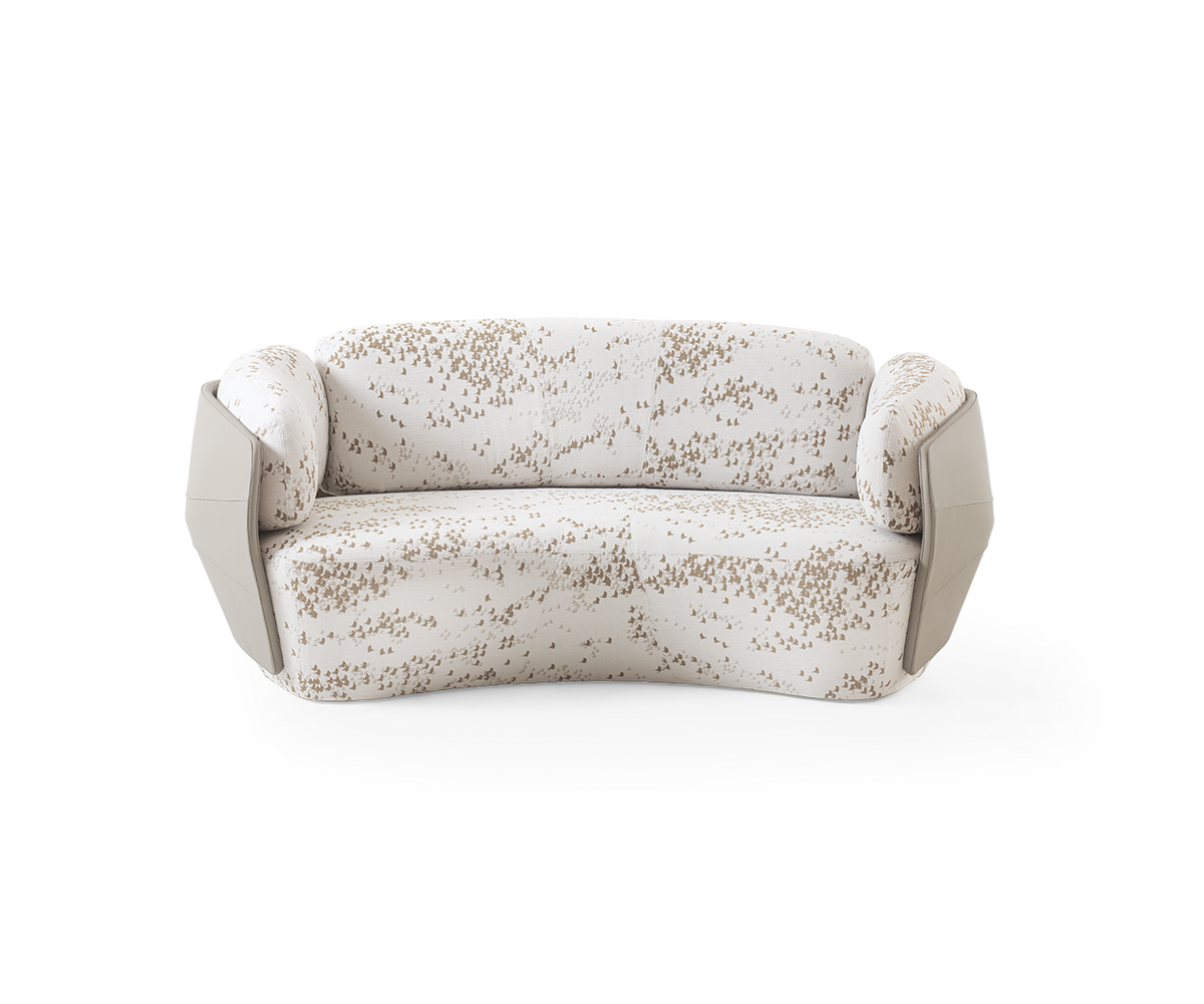 Lorelei Sofa by Giorgetti with sculptural leather upholstery and automotive-inspired contemporary design | Casa Design Group