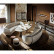 Lorelei Sofa by Giorgetti with sculptural leather upholstery and automotive-inspired contemporary design | Casa Design Group