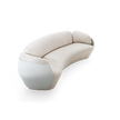 Lorelei Sofa by Giorgetti with sculptural leather upholstery and automotive-inspired contemporary design | Casa Design Group