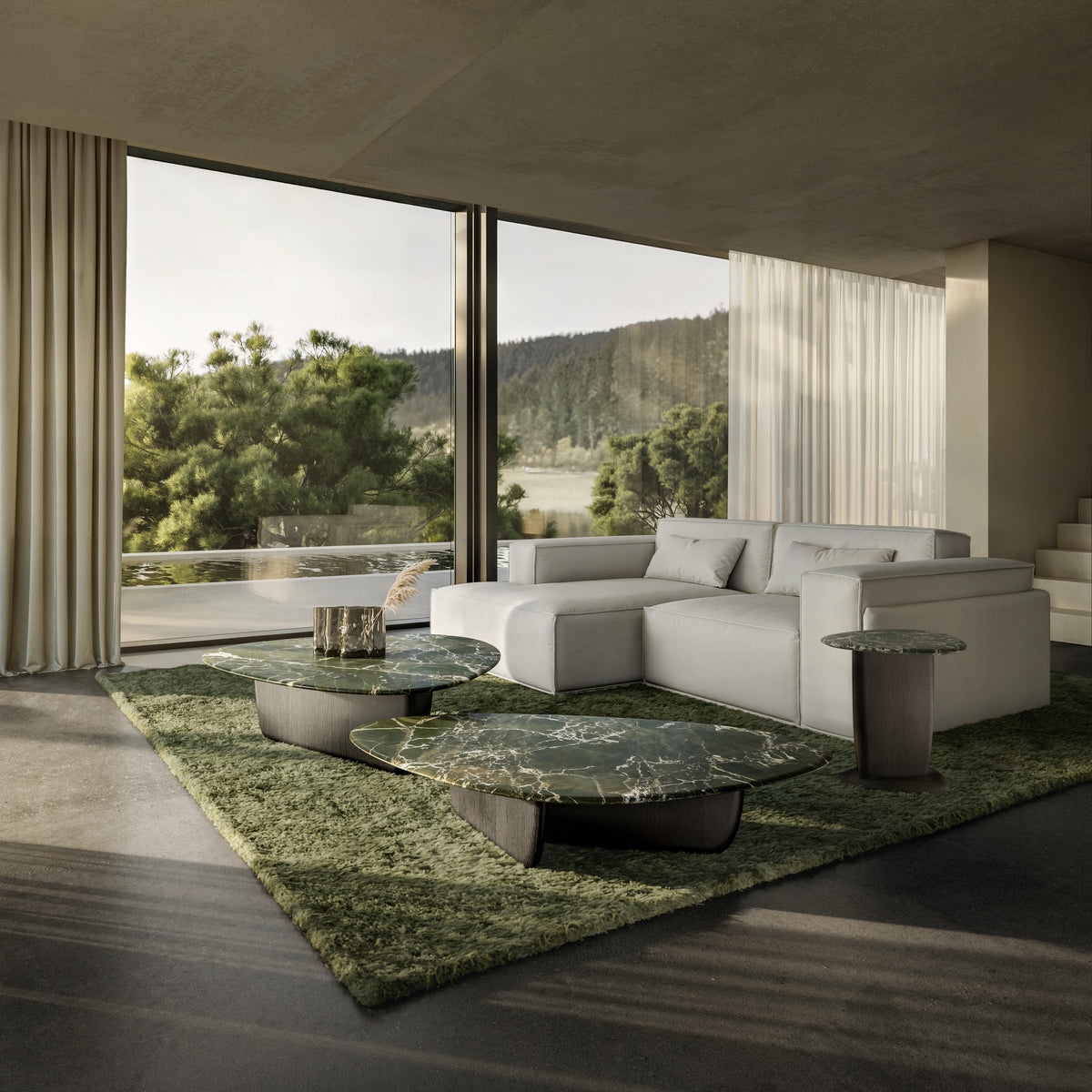 High End Lotus Coffee Table by Draenert Casa Design Group