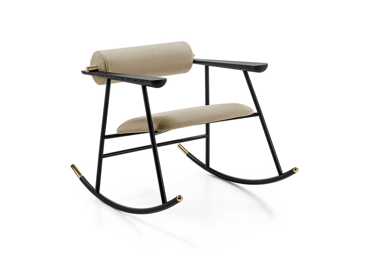 High End Loulou Rocking Chair by Gallotti&Radice Casa Design Group
