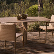Lucca elegant woven dining chair by Studio Segers for Tribù | Casa Design Group