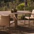 Lucca elegant woven dining chair by Studio Segers for Tribù | Casa Design Group