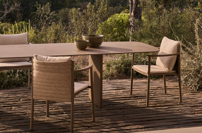 Lucca elegant woven dining chair by Studio Segers for Tribù | Casa Design Group