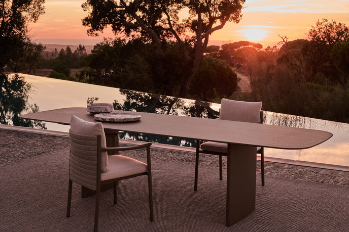 Lucca elegant woven dining chair by Studio Segers for Tribù | Casa Design Group