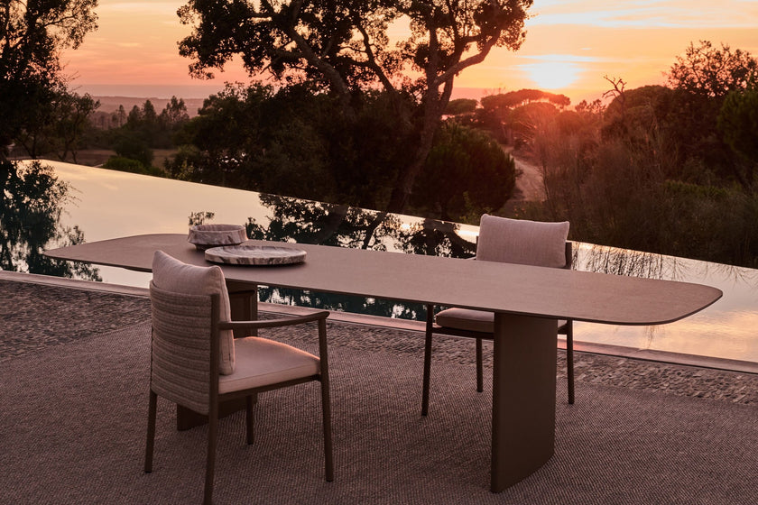Lucca elegant woven dining chair by Studio Segers for Tribù | Casa Design Group