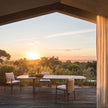 Lucca elegant woven dining chair by Studio Segers for Tribù | Casa Design Group