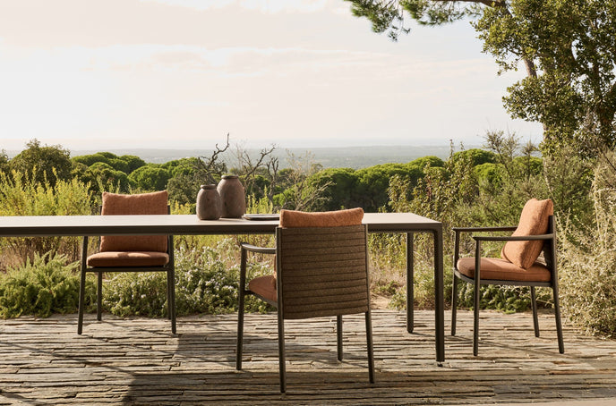 Lucca elegant woven dining chair by Studio Segers for Tribù | Casa Design Group