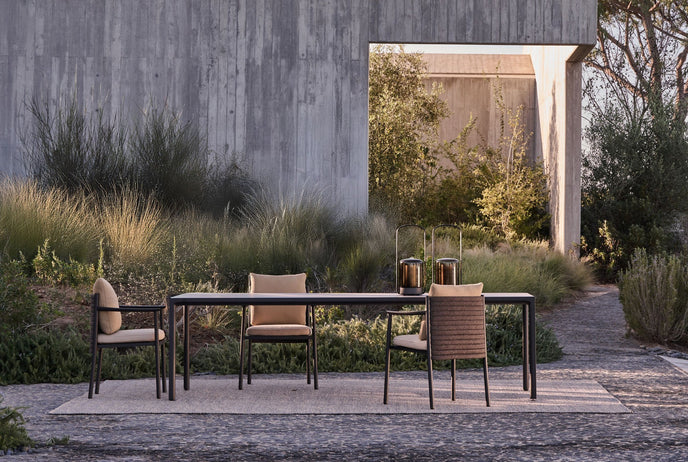 Lucca elegant woven dining chair by Studio Segers for Tribù | Casa Design Group