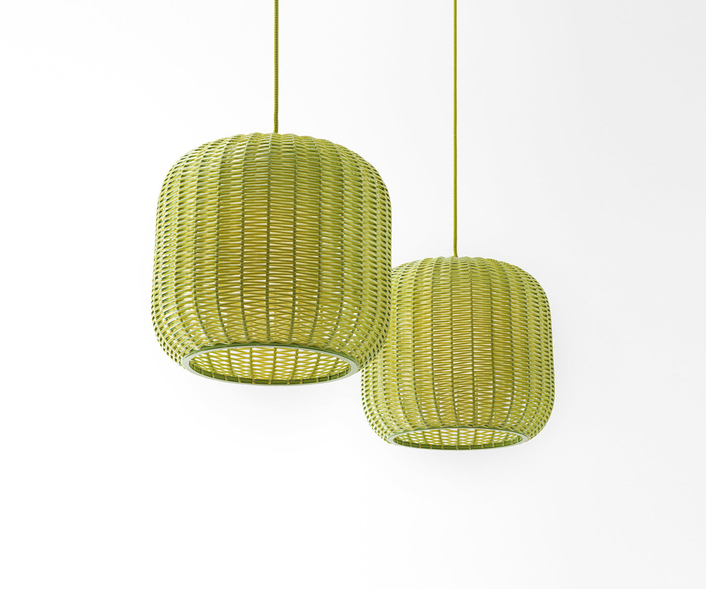 Modern Lucerna Outdoor Suspension Lantern by Paola Lenti with LED Light Module Casa Design Group