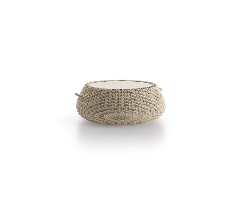 Modern Ludo Outdoor Coffee Table in Aluminum Casa Design Group